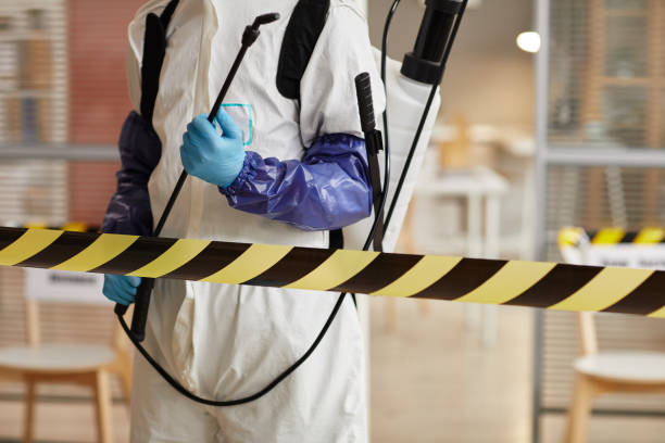 Professional Biohazard Cleanup technician working in Sparks Glencoe, MD
